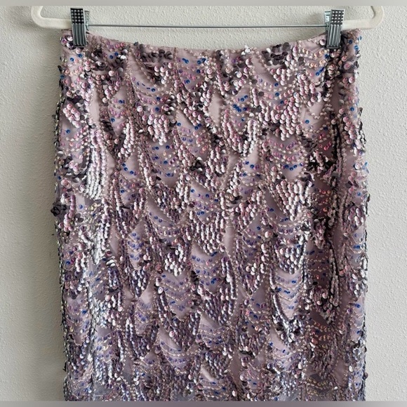 Zara Sequin Lace Skirt Fashion Editor List/Blog Fav” - Picture 5 of 9